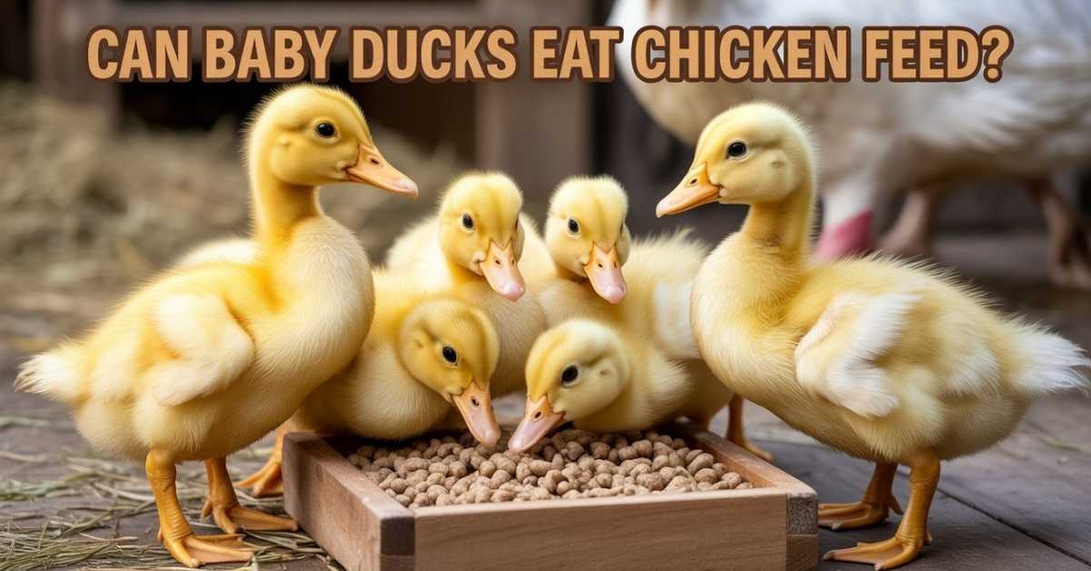 Can Baby Ducks Eat Chicken Feed