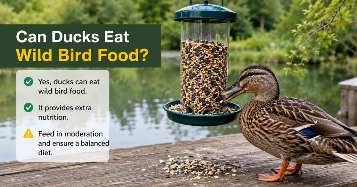 Can Ducks Eat Wild Bird Food?