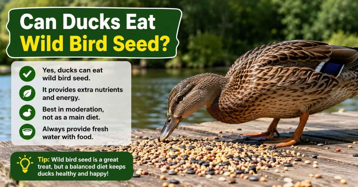 Can Ducks Eat Wild Bird Seed?