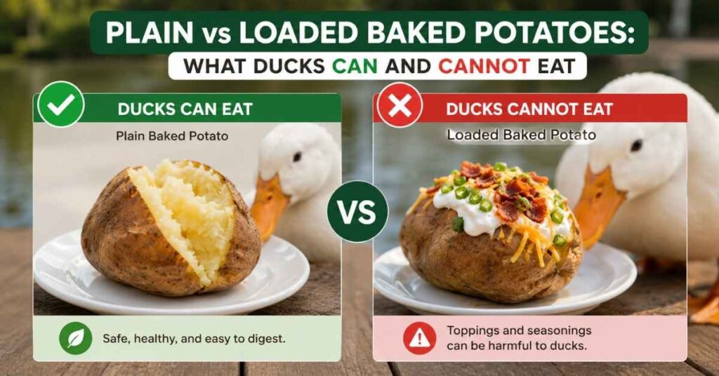 Can Ducks Eat Baked Potatoes?
