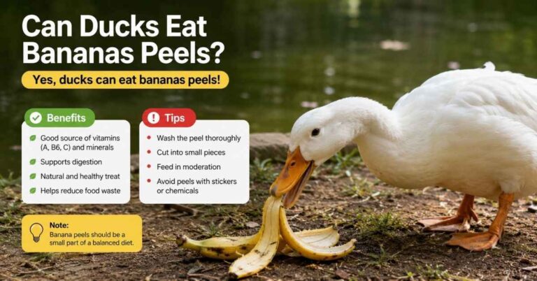 Can Ducks Eat Bananas Peels?