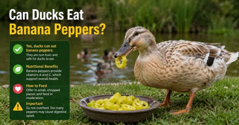 Can Ducks Eat Banana Peppers?