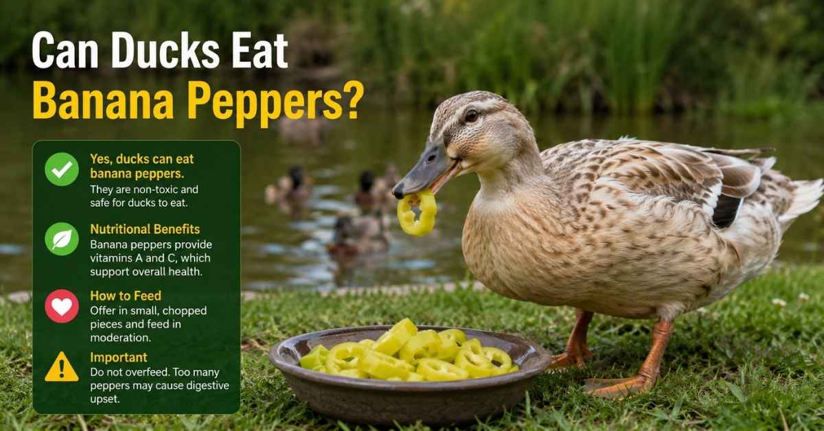 Can Ducks Eat Banana Peppers?