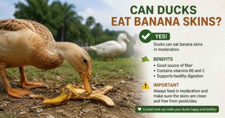 Can Ducks Eat Banana Skins?
