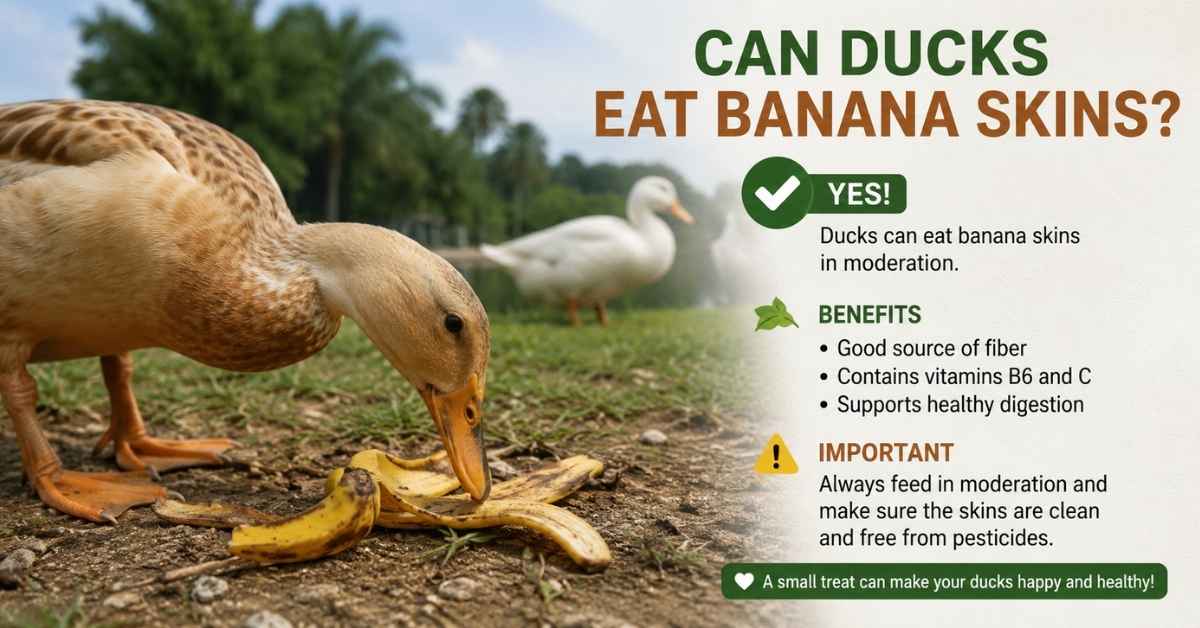 Can Ducks Eat Banana Skins?