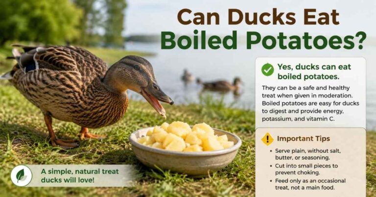 Can Ducks Eat Boiled Potatoes?