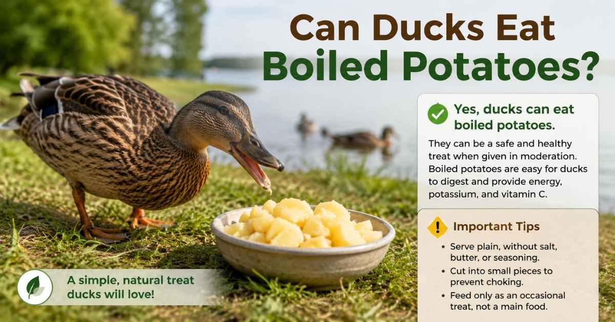 Can Ducks Eat Boiled Potatoes?