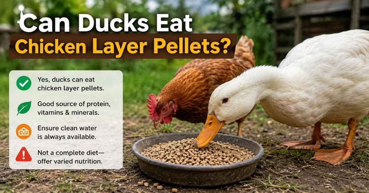 Can Ducks Eat Chicken Layer Pellets?