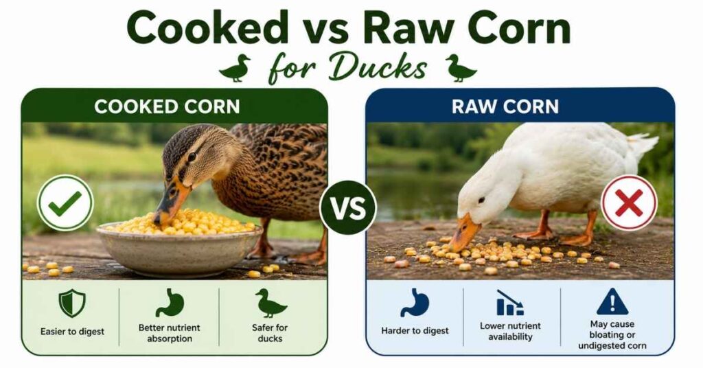 Can Ducks Eat Corn on the Cob?