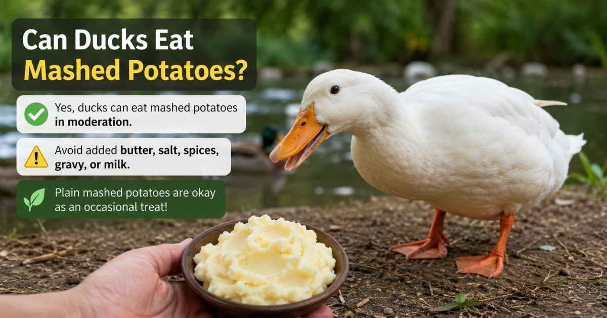 Can Ducks Eat Mashed Potatos?