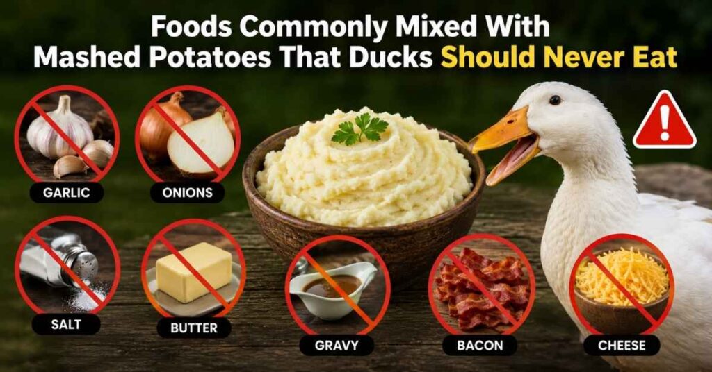 Can Ducks Eat Mashed Potatos?