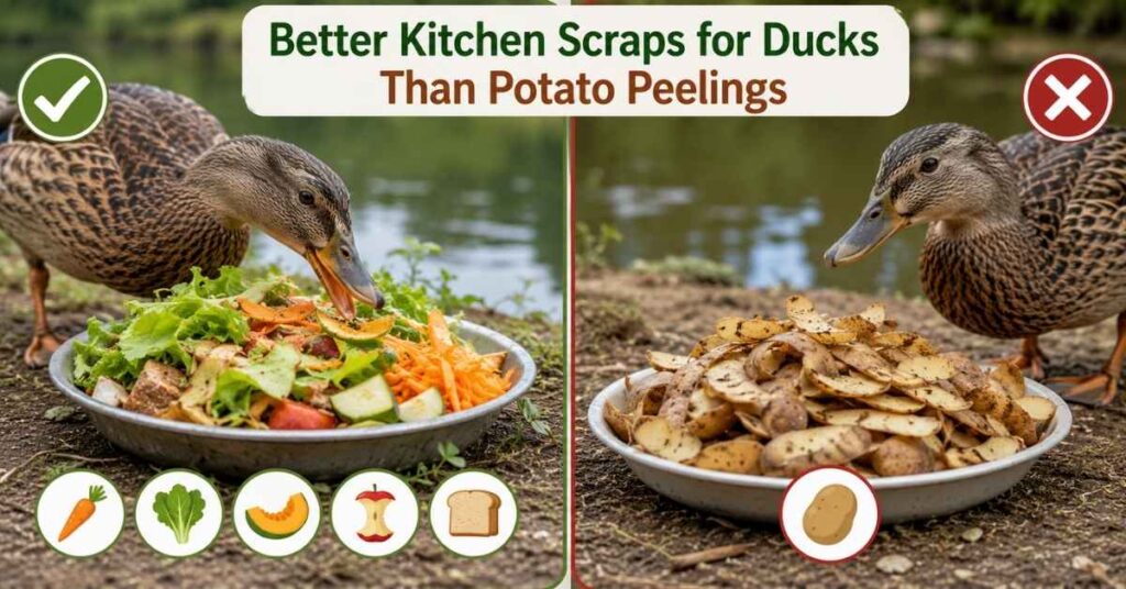 Can Ducks Eat Potato Peelings?