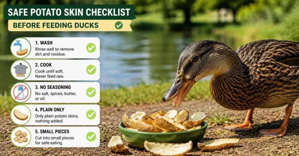 Can Ducks Eat Potato Skins?