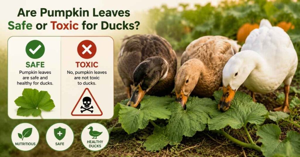 Can Ducks Eat Pumpkin Leaves?