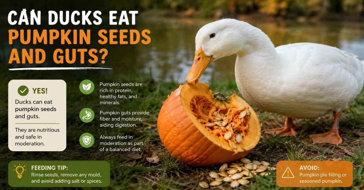 Can Ducks Eat Pumpkin Seeds and Guts?