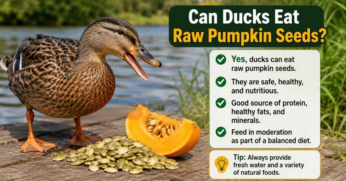 Can Ducks Eat Raw Pumpkin Seeds?