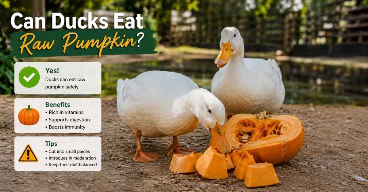 Can Ducks Eat Raw Pumpkin?