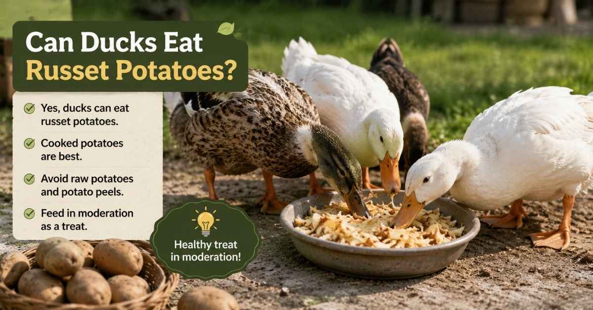 Can Ducks Eat Russet Potatoes?