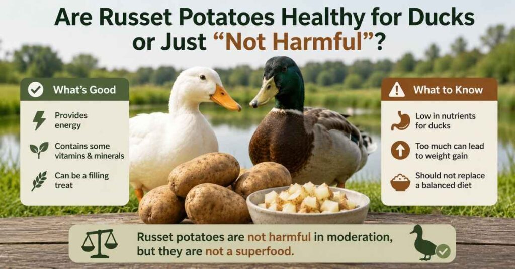 Can Ducks Eat Russet Potatoes?