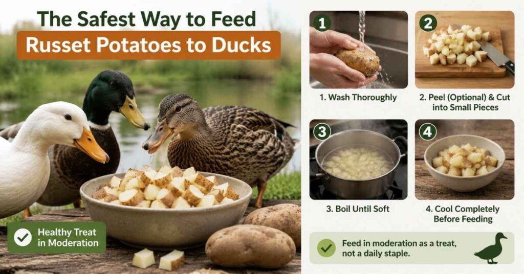 Can Ducks Eat Russet Potatoes?