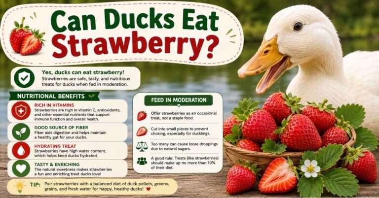 Can Ducks Eat Strawberry