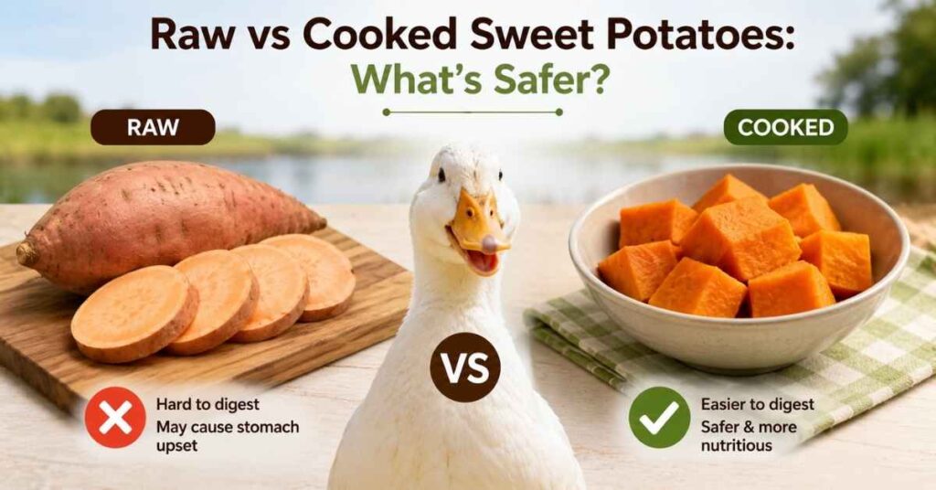 Can Ducks Eat Sweet Potatoes?