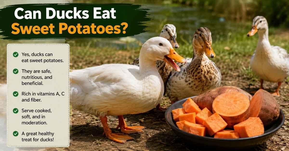 Can Ducks Eat Sweet Potatoes?