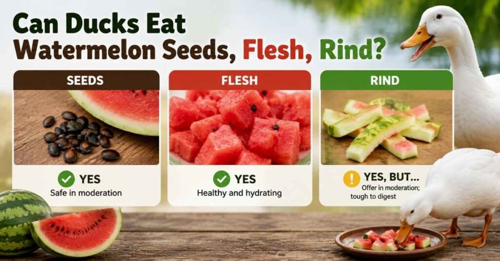 Can Ducks Eat Watermelon?