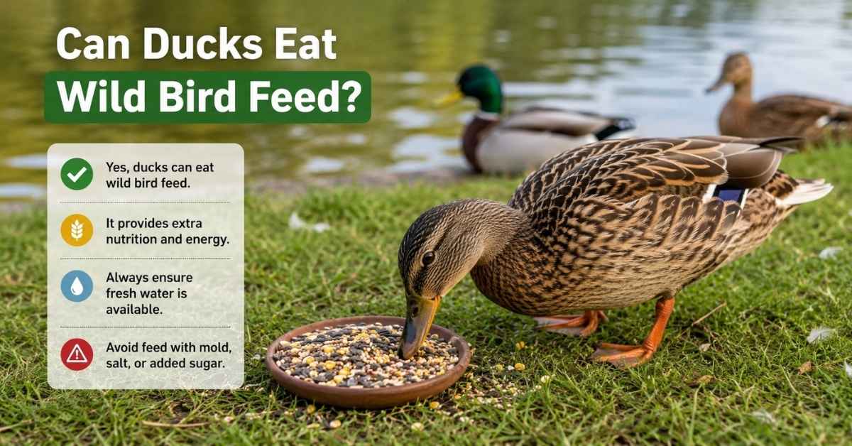 Can Ducks Eat Wild Bird Feed?