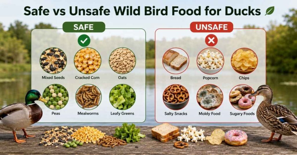 Can Ducks Eat Wild Bird Food?