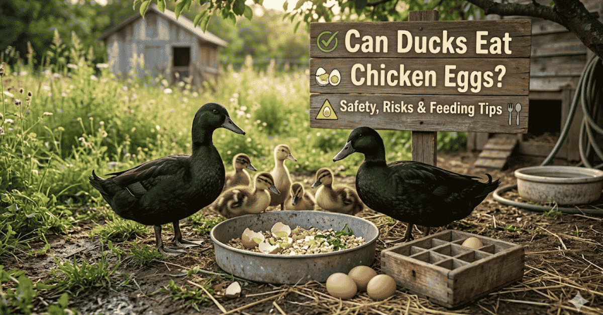 Can Ducks Eat Chicken Eggs