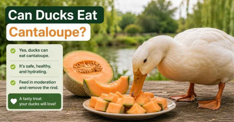 Can Ducks Eat Cantaloupe?