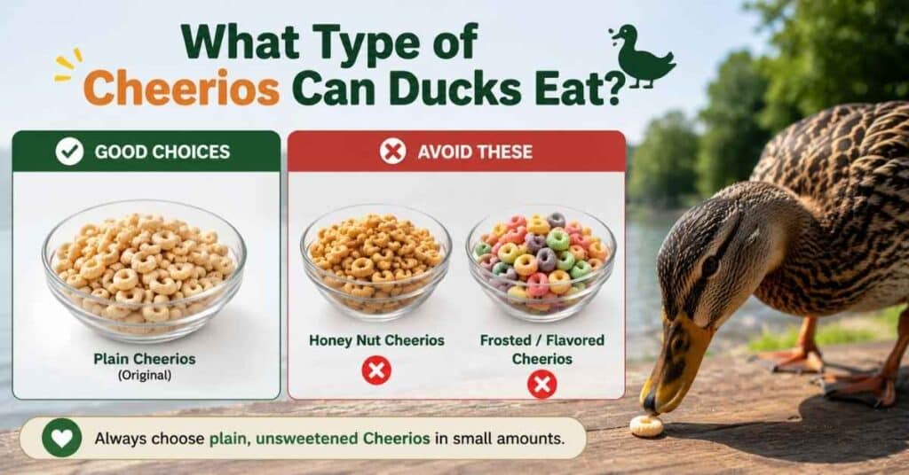 Can Ducks Eat Cheerios?