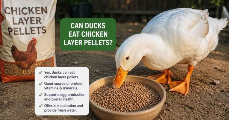 Can Ducks Eat Chicken Layer Pellets?