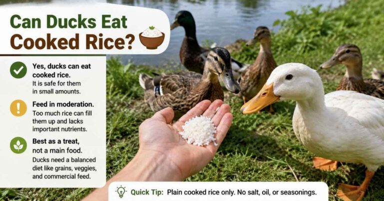 Can Ducks Eat Cooked Rice?