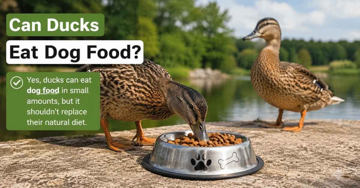 Can Ducks Eat Dog Food?