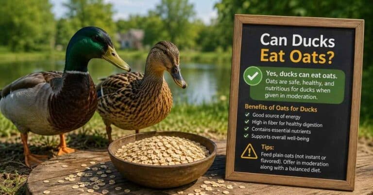 Can Ducks Eat Oats?