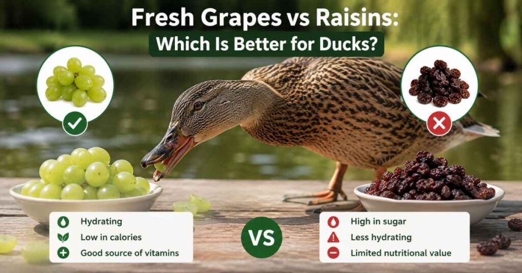 Can Ducks Eat Raisins?