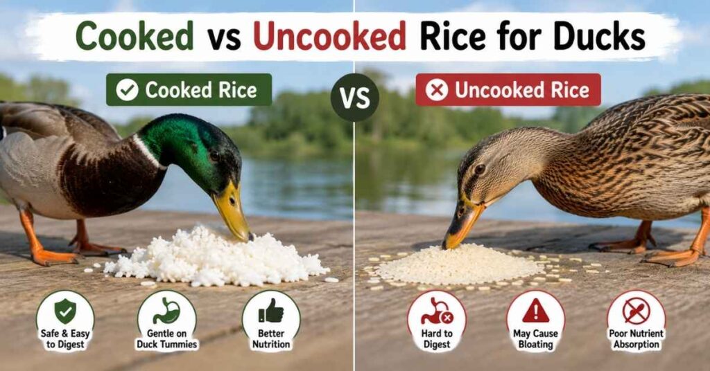 Can Ducks Eat Rice?