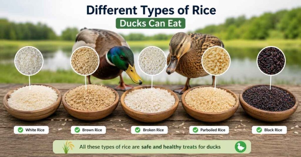 Can Ducks Eat Uncooked Rice?