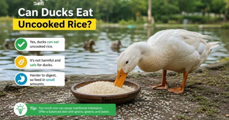 Can Ducks Eat Uncooked Rice?