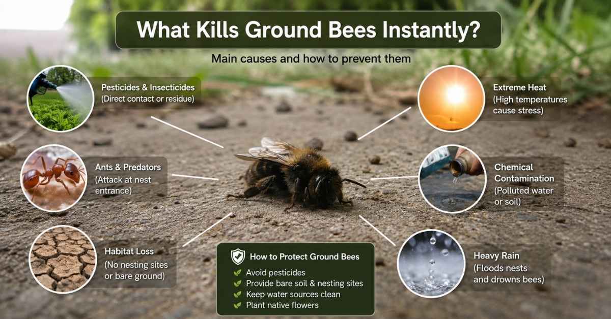 What Kills Ground Bees Instantly?