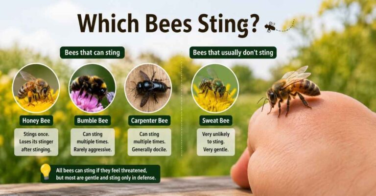 Which Bees Sting?